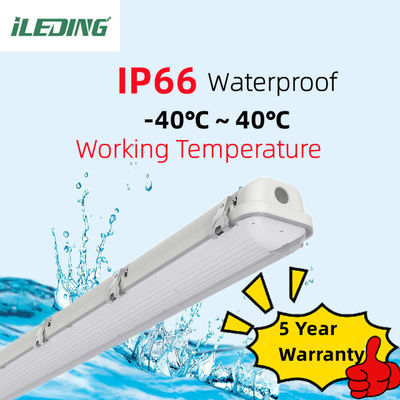 80 Ra LED паронепроницаемость 2ft 3CCT Выбираемый LED паронепроницаемость IP66 для подключения освещения