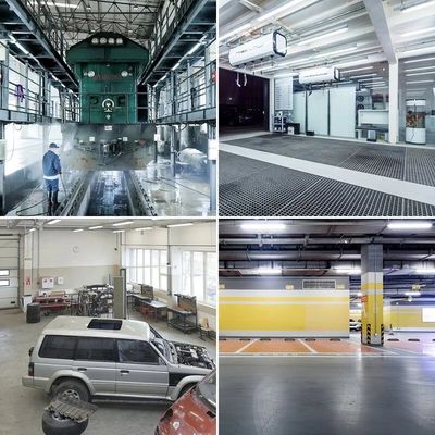 120V-277V / 120V-347V IP66 IK10 Светодиодные парозащитные светильники для коммерческой и промышленной эксплуатации