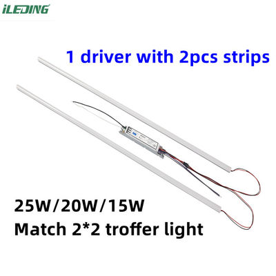 120-277V / 120-347V LED Troffer Retrofit 3CCT 3Power Выбираемый магнитный линейный комплектующий