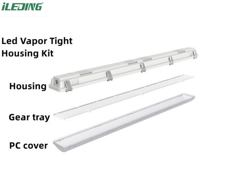 AC 110V парковочная труба LED Паровые плотное освещение 4FT IP66 светодиодное водонепроницаемое освещение Трехпрозрачное освещение
