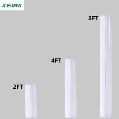 Контроль датчиков 2FT 4FT 8FT Светодиодный линейный батаневый фонарь 35w 46w 65w Магазинный светильник 120-347V