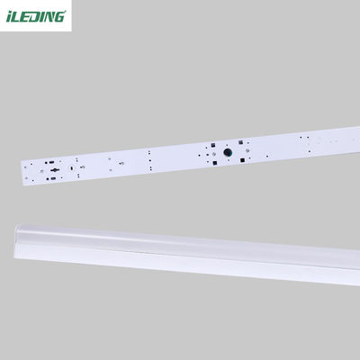 Контроль датчиков 2FT 4FT 8FT Светодиодный линейный батаневый фонарь 35w 46w 65w Магазинный светильник 120-347V