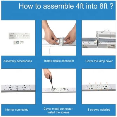 LED 34W 4FT Batten Light Mount Lights IP65 Линейные лампы супермаркетов