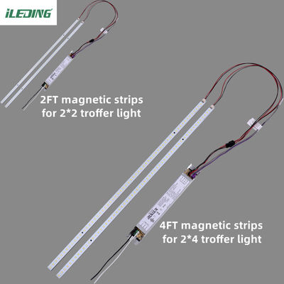 ETL DLC 32W Troffer Retrofit Kit для 4FT Magnetic LED 2*4 2*2 Light Линейный комплектующий