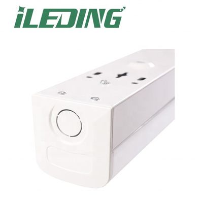 Поддержка затуманивателя 2ft 4ft 8ft 46W 38W 30W LED Batten Light Fixtures Коммерческое промышленное освещение