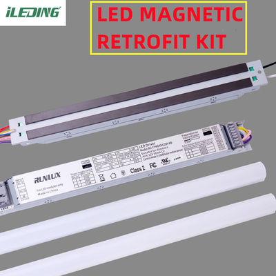4FT PC Cover Office Led Linear Retrofit Kit Магнитный трофер Retrofit Kits 35W 28W 20W