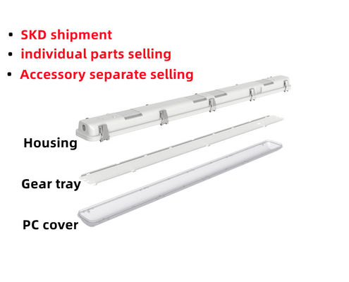5- 4FT Led Vapot Tight Linear Tri-proof Storage Light Fixture Housing для коммерческих устройств