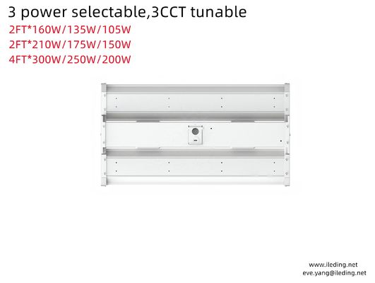 160W 2FT 4FT LED линейный высокий залив светильник для внутреннего коммерческого офиса света