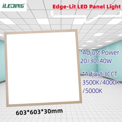 5- Регулируйте 3 CCT 20W 30W 40W LED Edge-Lit Surface Mount Fixture Dimmable Ceiling Flat LED Panel Light (Летучая панель с светодиодным освещением)
