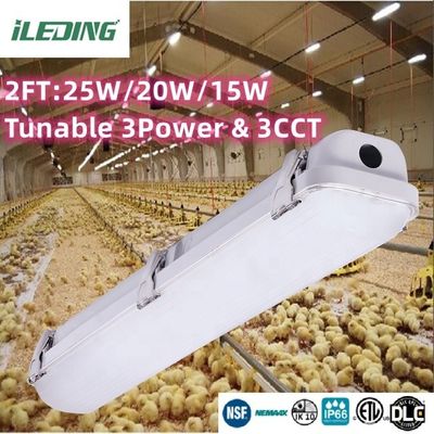 120-277V/120-347V 60W 4FT Led Vapor Tight Tri Proof Light Fixture для парковочной площадки