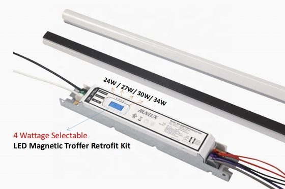 SMD светодиодный источник света 2ft 4ft 8ft 150Lm/W ПК линза магнитное светодиодное линейное комплектование