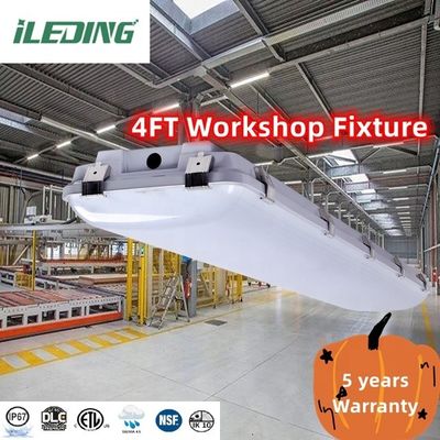 Поверхностный монтаж 4FT 0-10V DIM Led Triproof Batten Light Fixture IP67 Пароупорный для хранения 5-