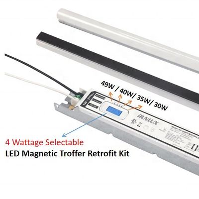 SMD светодиодный источник света 2ft 4ft 8ft 150Lm/W ПК линза магнитное светодиодное линейное комплектование