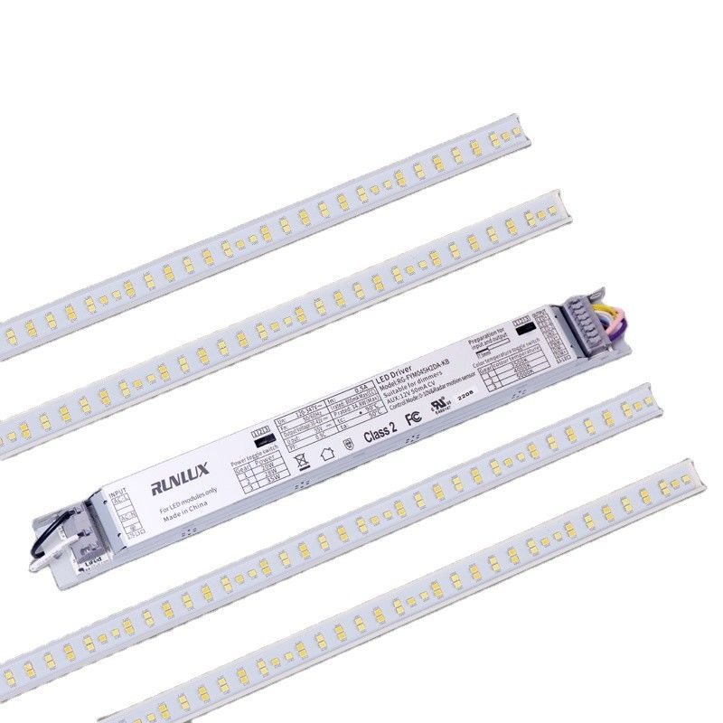 120-277V 3Power настраиваемый светодиодный трофер Retrofit Kit освещение с магнитным линейным retrofit Kit Light