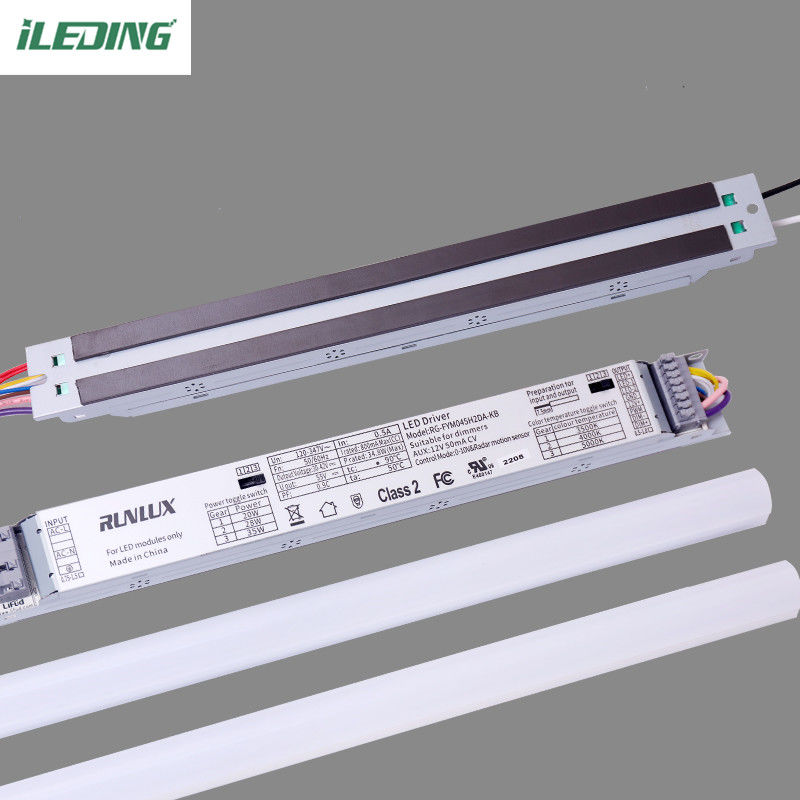 Материал PC Led Линейный комплектующий комплект Магнитный монтаж Светодиод 140Lm/W 2FT 25W 20W 15W